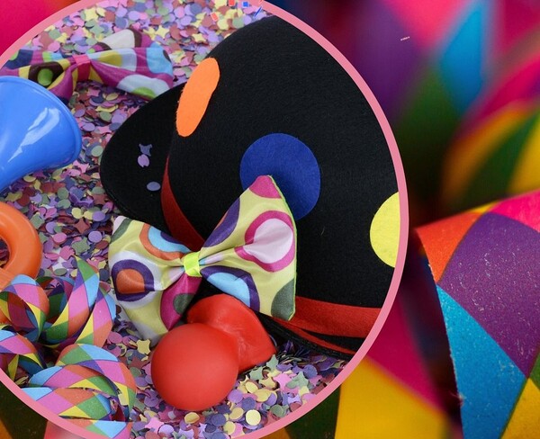 Pink Weiß Bunt Animiert Foto Bäckerei Konfetti Fasching Instagram Story - 1